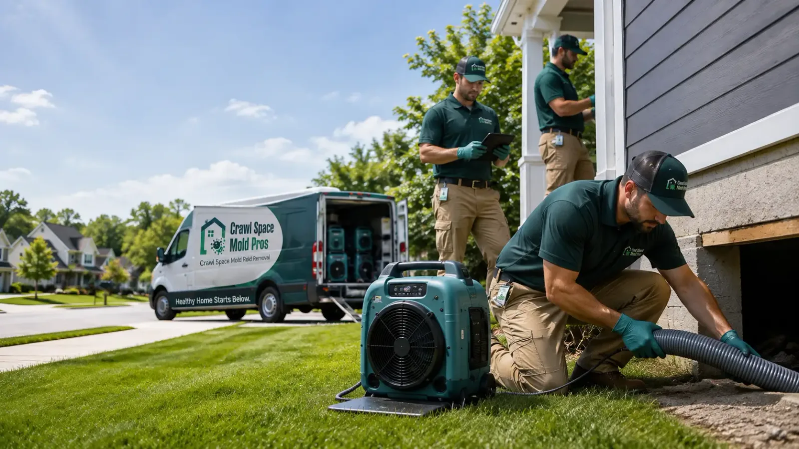 Crawl Space Mold Removal in La Prairie, IL